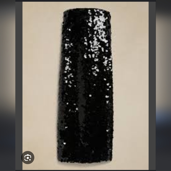 Banana Republic Teia Sequin Maxi Dress. Size 18. BLACK. - Picture 6 of 14